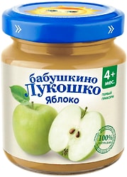 Пюре Бабушкино Лукошко Яблоко 100г