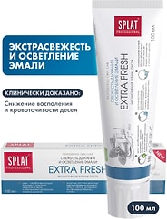 Зубная паста Splat Extra Fresh для свежести дыхания отбеливающая 100мл