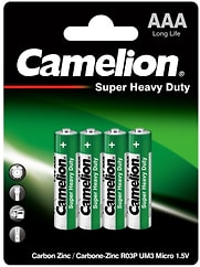 Батарейки Camelion Super heavy Duty ААА 4шт