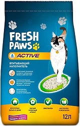 Наполнитель для кошачьего туалета Fresh Paws Active впитывающий с активированным углем 12л