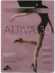 Колготки Omsa Attiva 30 Nero Черные Размер 2