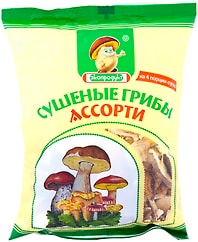 Грибы Экопродукт Ассорти сушеные 50г