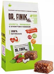 Конфеты Dr.Finik финиковые с кунжутом и кокосом 150г