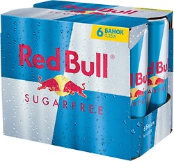 Напиток Red Bull энергетический без сахара 6шт*250мл
