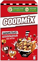 Готовый завтрак Goodmix Карамельно-шоколадный микс вкусов 230г