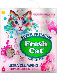 Наполнитель для кошачьего туалета Fresh Cat Цветочный сад 6л