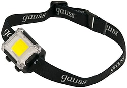 Фонарь налобный Gauss GFL304 3W 180lm 3xAAA LED