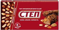Торт Степ Mix Вафельный порционный 220г
