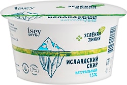Продукт кисломолочный Зеленая Линия Исландский Скир натуральный 1.5% 150г