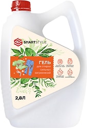 Гель для стирки SmartStyle для стирки сильных загрязнений 2.8л