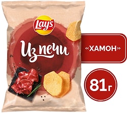 Чипсы Lays Из печи Хамон 81г