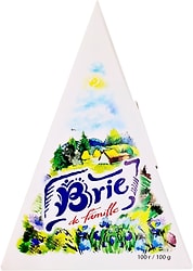 Сыр De famille Brie С белой плесенью 50% 100г