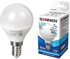 Лампа светодиодная Sonnen 7Вт Е14 LED G45-4000