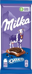 Шоколад Milka Oreo Молочный с начинкой 92г