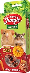 Лакомство для грызунов Happy Jungle Престиж Мед + Овощи 3шт