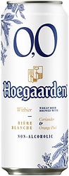 Напиток пивной Hoegaarden нефильтрованный осветленный 0% 450мл