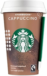 Напиток молочно-кофейный Starbucks Cappuccino ультрапастеризованный 2.5% 220мл
