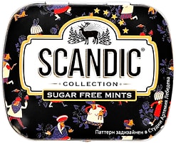 Конфеты Scandic Клубничный микс без сахара 14г