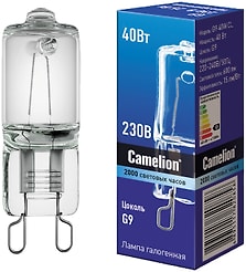 Лампа Camelion галогенная G9 40Вт