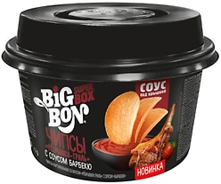 Чипсы Big Bon Ребрышки гриль с соусом Барбекю 105г