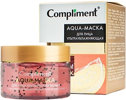 Aqua-маска для лица Compliment с экстрактом арбуза и гиалуроновой кислотой 100мл
