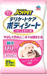 Полотенца шампуневые для котят и щенков Japan Premium Pet Экспресс-купание без воды 25шт