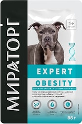 Влажный корм для собак Мираторг Expert Renal Бережная забота об оптимальном весе 85г