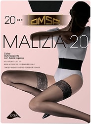 Чулки Omsa Malizia 20 Nero Черные Размер 4