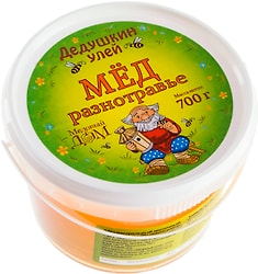 Мед Дедушкин Улей Разнотравье натуральный 700г