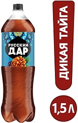 Напиток Русский Дар Газированный дикая тайга 1.5л