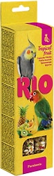 Лакомство для птиц Rio Палочки с тропическими фруктами для средних попугаев 150г
