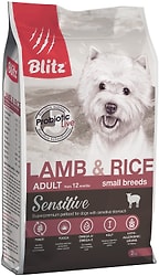 Сухой корм для собак Blitz Adult Small breeds Sensitive Ягненок и рис 2кг