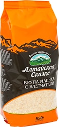 Крупа Алтайская Сказка Манная с клетчаткой 550г