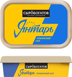 Сыр плавленый Сыробогатов Янтарь 45% 200г