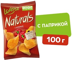 Чипсы Lorenz Naturals с паприкой 100г