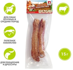 Лакомство для собак Зоогурман Фермерские Лакомства Трахея баранья 2шт