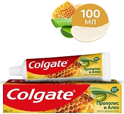 Зубная паста Colgate Прополис и Алоэ для защиты от кариеса и свежего дыхания 100мл
