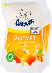 Йогурт Снежок питьевой  Абрикос-Манго 1.5% 200г