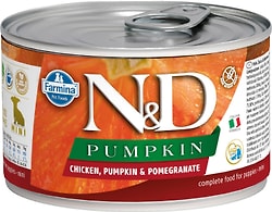 Влажный корм для щенков Farmina N&D Dog Pumpkin с курицей гранатом и тыквой 140г