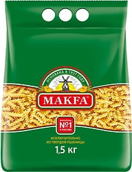 Макароны Makfa Спирали 1.5кг