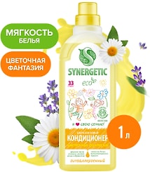 Кондиционер для белья Synergetic Цветочная фантазия 1л
