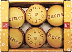 Печенье Berner со сливочно-черничным вкусом в сахарной глазури 475г