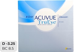 Контактные линзы Acuvue TruEye with HydraClear Однодневные -3.25/14.2/8.5 180шт