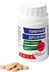 Пивные дрожжи Экко Плюс Красотка 150 таблеток