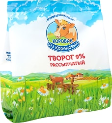 Творог Коровка из Кореновки рассыпчатый 9% 200г