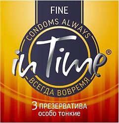 Презервативы In Time №3 особо тонкие 3шт