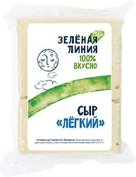 Сыр Зеленая линия Легкий полутвердый 30% 0.2-0.3кг
