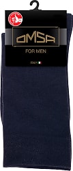 Носки мужские Omsa Classic Blu Синие Размер 39-41