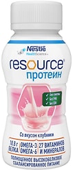 Молочная смесь Nestle Resource Protein Клубника 200мл