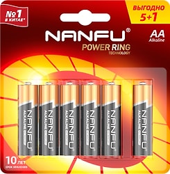 Батарейка Nanfu AA LR6 1.5B 6шт
